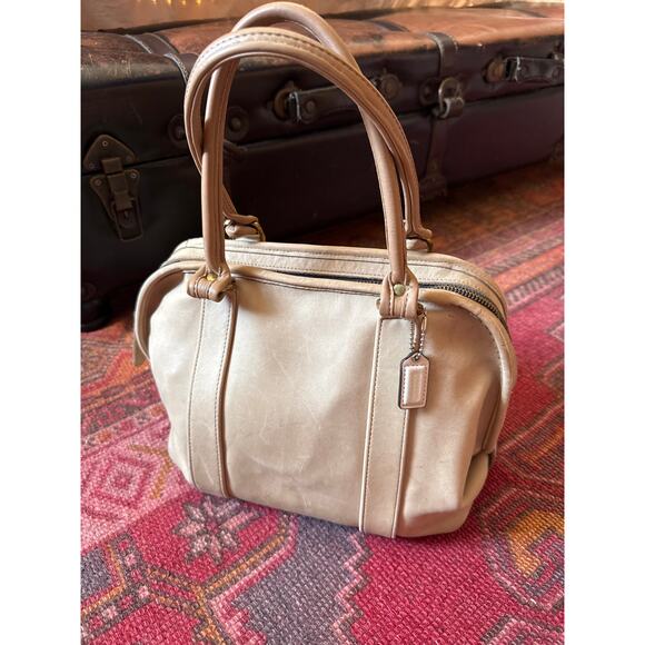 Vintage Coach Leather Doctor Bag Satchel Handbag Purse U.S.A 198-1928 - Picture 1 of 16